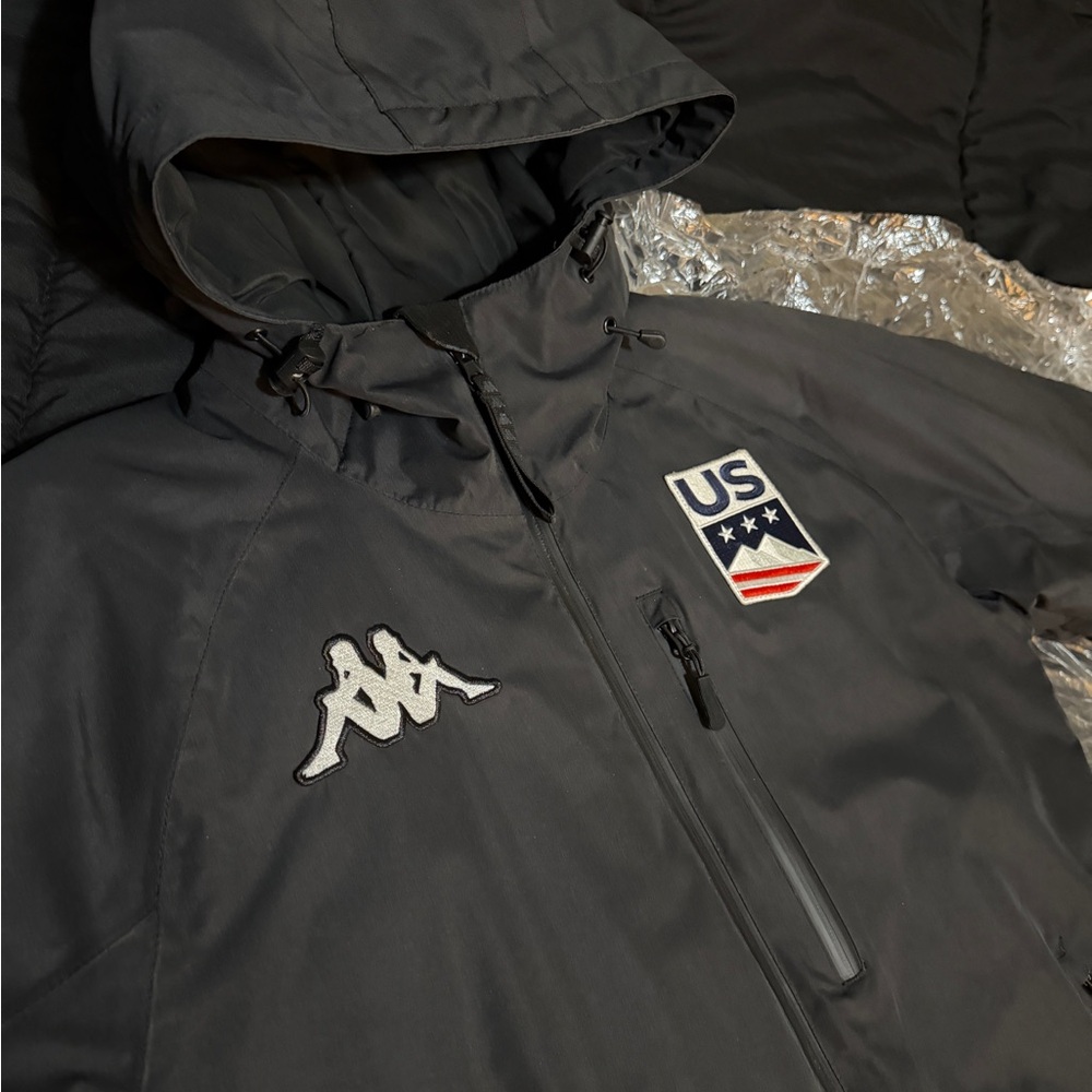 Kappa Black Jacket With Logo Patch - image 2